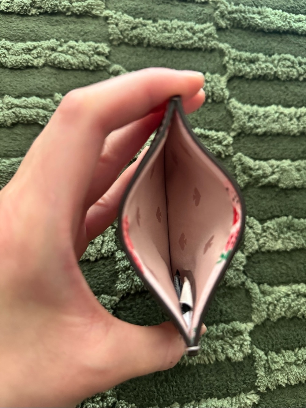 kate spade pink strawberry card holder - Picture 3 of 3